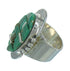 Turquoise Authentic Sterling Silver Southwestern Ring Size 4-1/2 AX89390